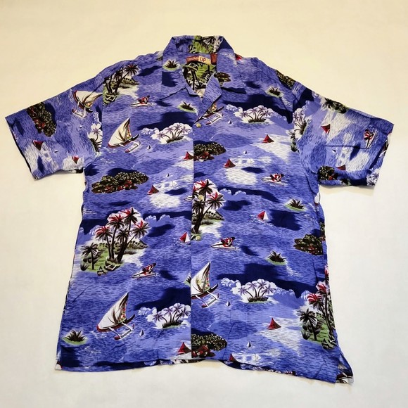 Vintage Thumbs Up Hawaiian Shirt. Preowned. Size XL. - Picture 5 of 8